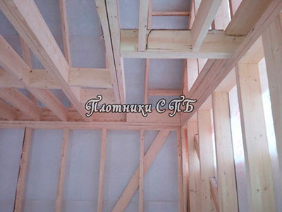 Каркасный дом, с. Копорье, Ленинградская обл.