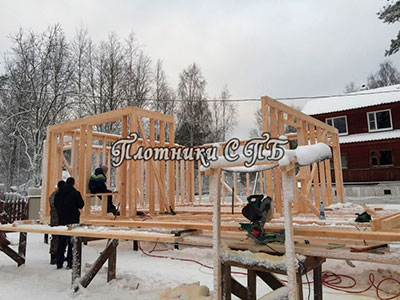 Силовой каркас, п. Токсово, Ленинградская обл.
